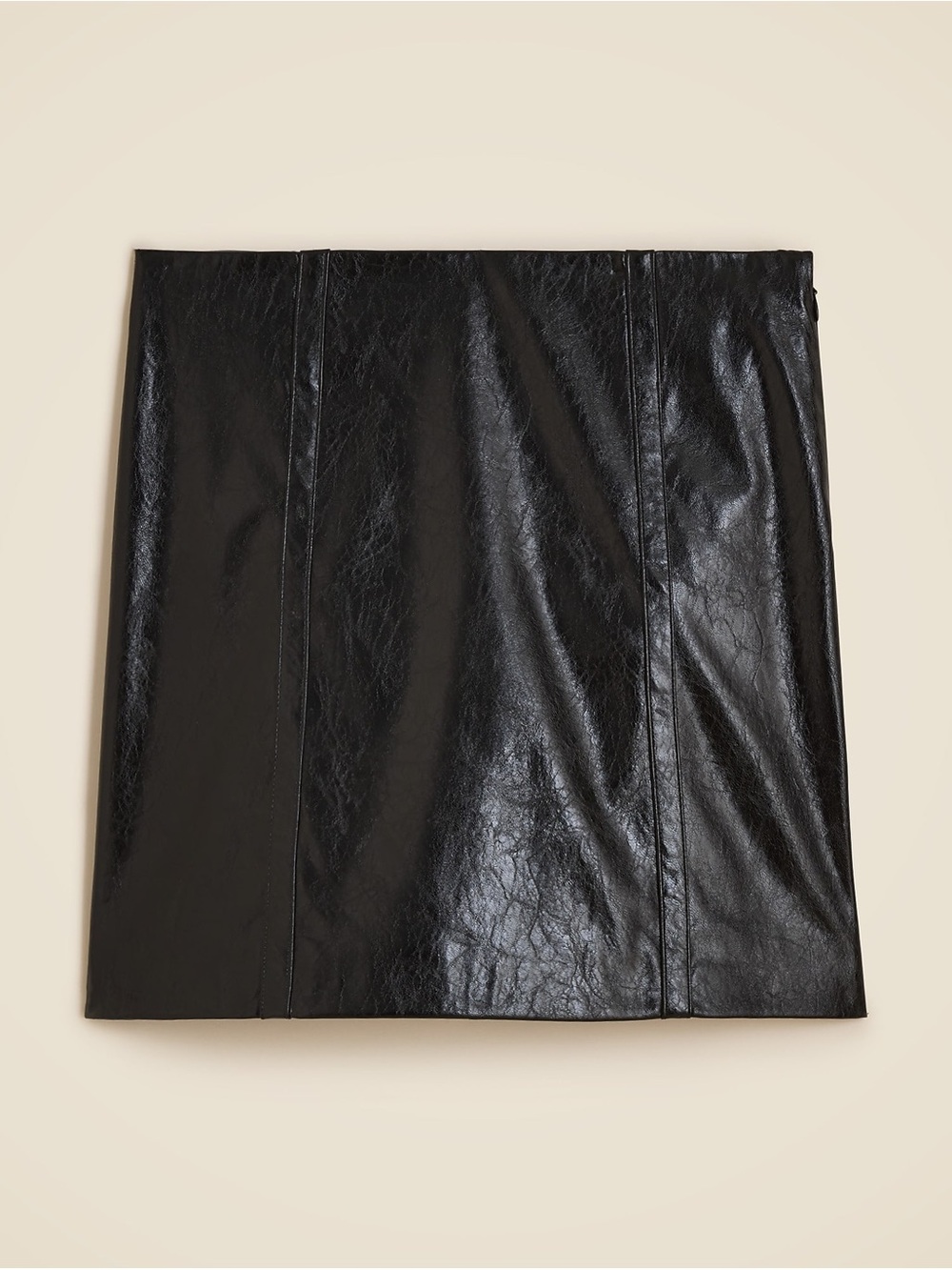 J. Crew mini skirt in distressed faux leather